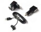 Dietz iPod/iPhone Ladeset USB+Applestecker 12/230 Volt