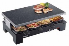 Raclette mit Naturstein 6420 / Schwarz