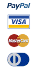 credit card - paypal - visa